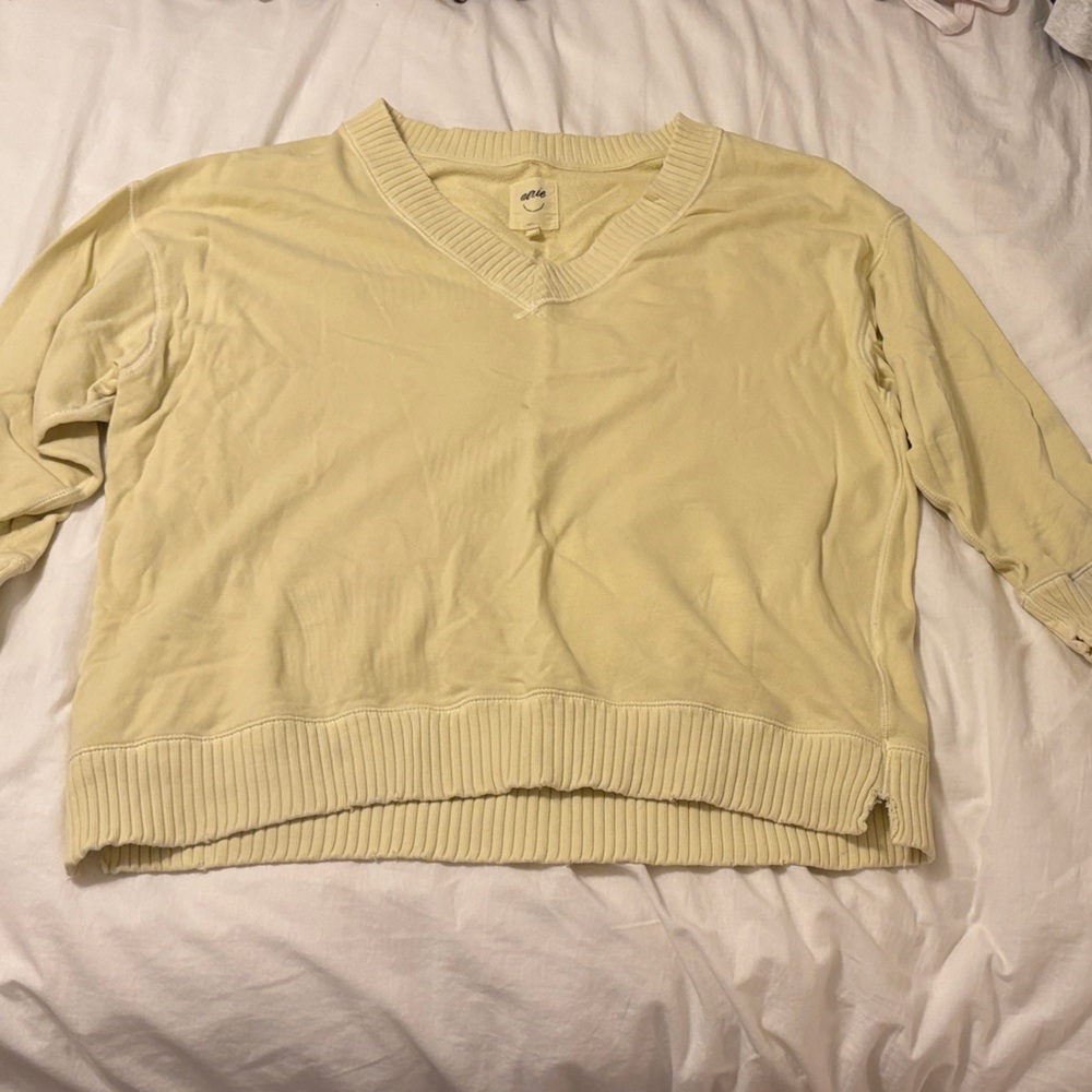 Aerie Light Yellow Women's Sweater